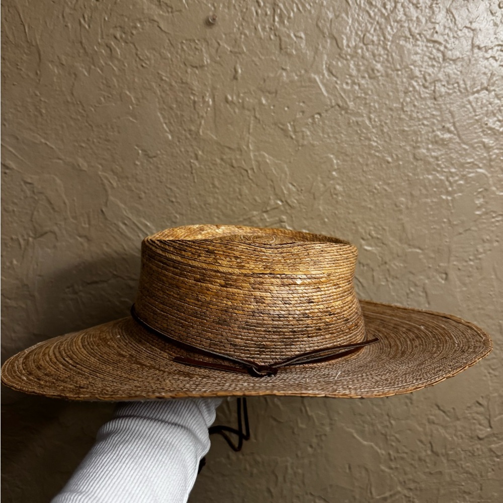 Brown Straw Hat - image 3